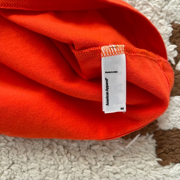 American Apparel Orange Mini Dress - Picture 5 of 8